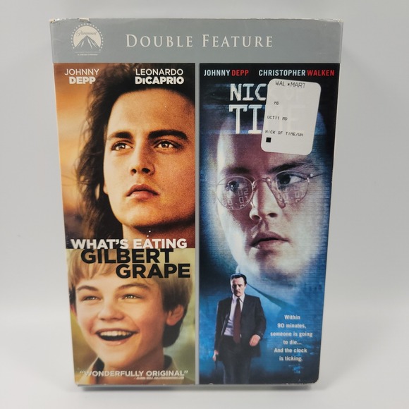 Nick Of Time + What's Eating Gilbert Grape Johnny Depp Double Feature 2 Pack DVD - Picture 1 of 8